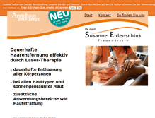 Tablet Screenshot of dauerhafte-haarentfernung-info.de